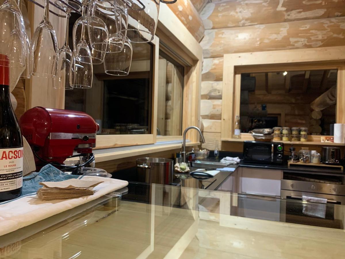Chalet Anzac Chalet 5 Etoiles En Rondins Tout Neuf Unique Dans Les Aravis Les Villards-sur-Thones Ngoại thất bức ảnh