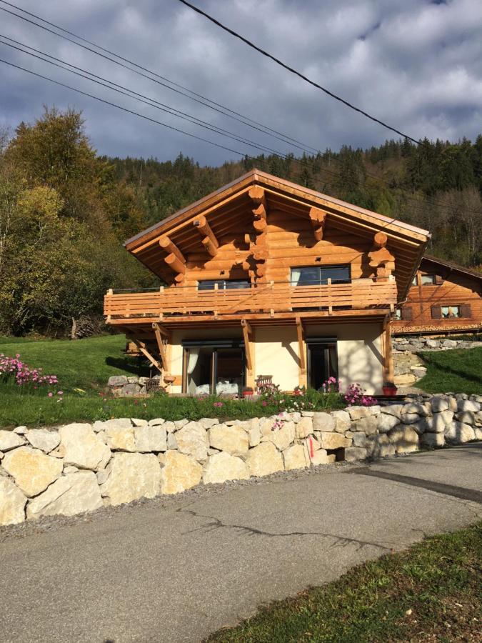 Chalet Anzac Chalet 5 Etoiles En Rondins Tout Neuf Unique Dans Les Aravis Les Villards-sur-Thones Ngoại thất bức ảnh