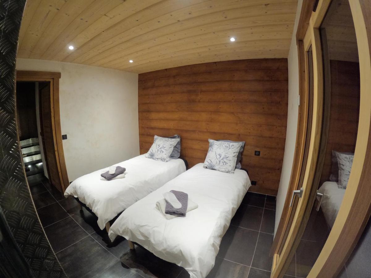 Chalet Anzac Chalet 5 Etoiles En Rondins Tout Neuf Unique Dans Les Aravis Les Villards-sur-Thones Ngoại thất bức ảnh