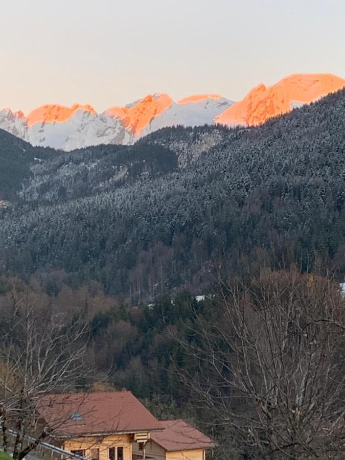 Chalet Anzac Chalet 5 Etoiles En Rondins Tout Neuf Unique Dans Les Aravis Les Villards-sur-Thones Ngoại thất bức ảnh
